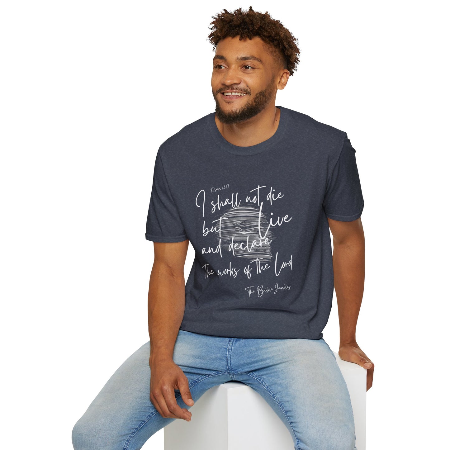 I Shall Live, Unisex Softstyle T-Shirt - The Bible Junkies®