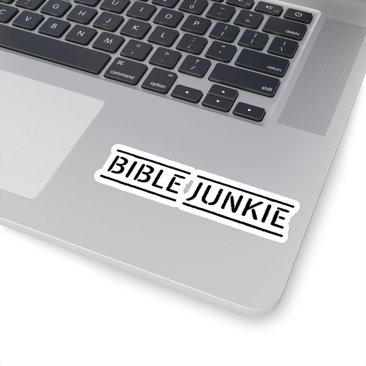 BIBLE JUNKIE STICKER. Wear it. Share it. Gods Word. Bible Junkies.
