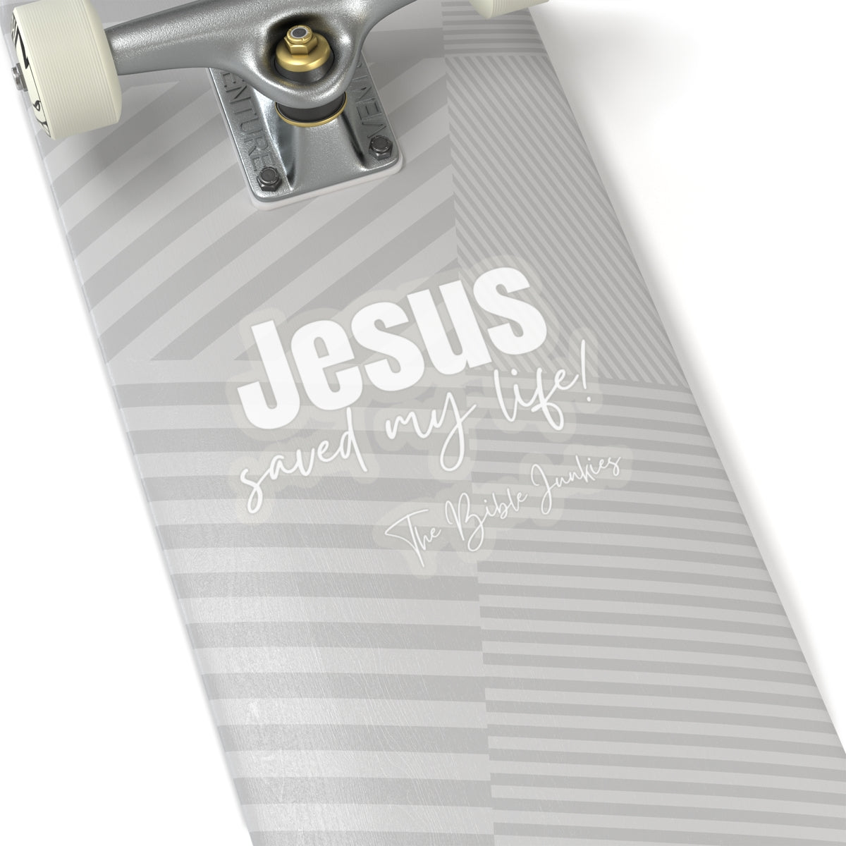 Jesus Saved My Life, Kiss-Cut Stickers - The Bible Junkies®