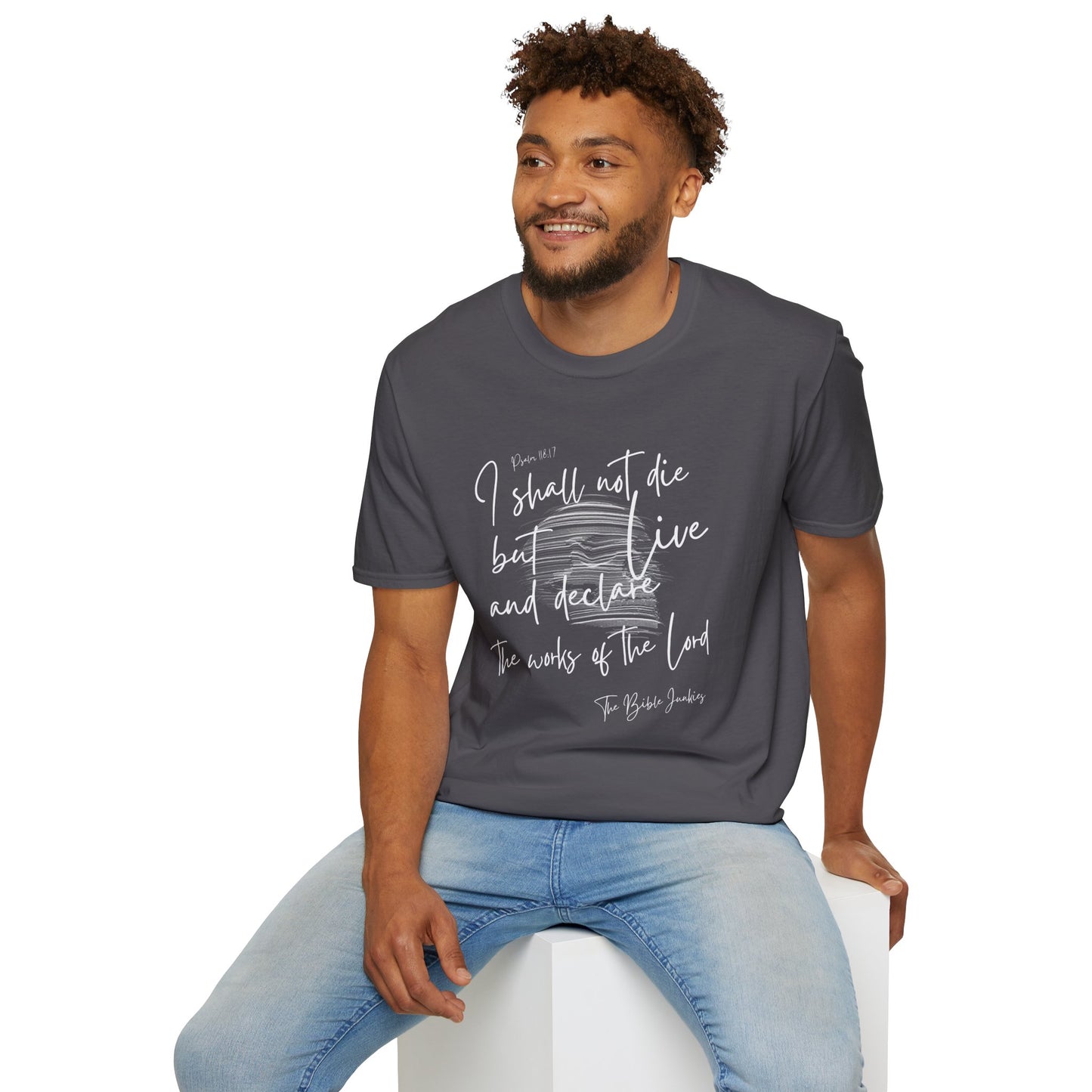 I Shall Live, Unisex Softstyle T-Shirt - The Bible Junkies®