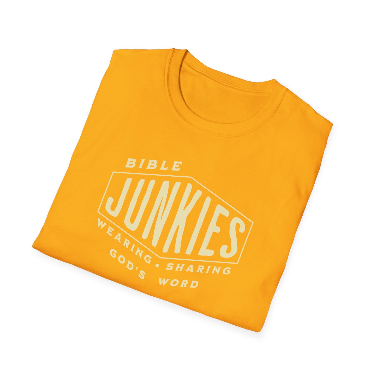 The Bible Junkies® Logo,  Unisex Soft-Style T-shirt