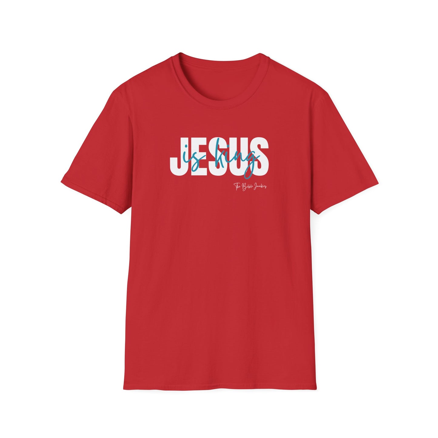 JESUS is KING, Softstyle T-Shirt - The Bible Junkies®