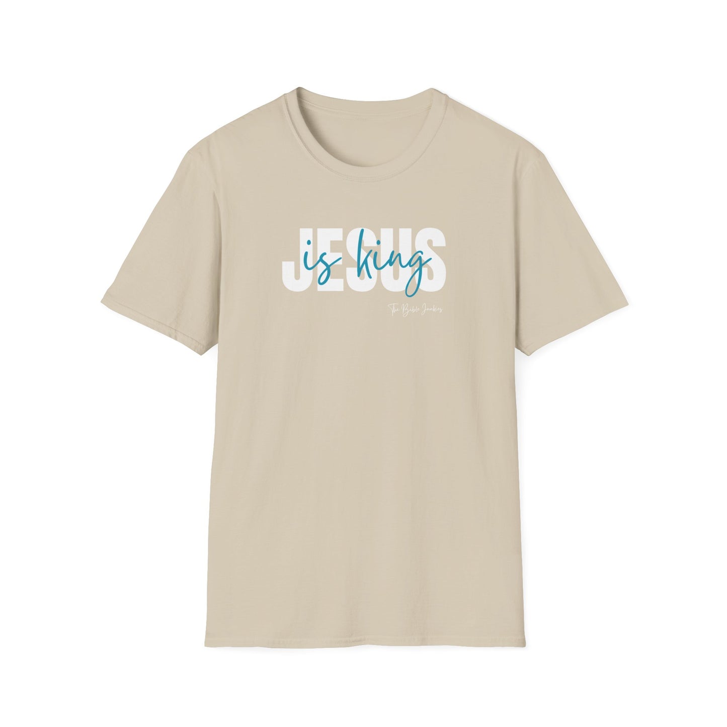 JESUS is KING, Softstyle T-Shirt - The Bible Junkies®