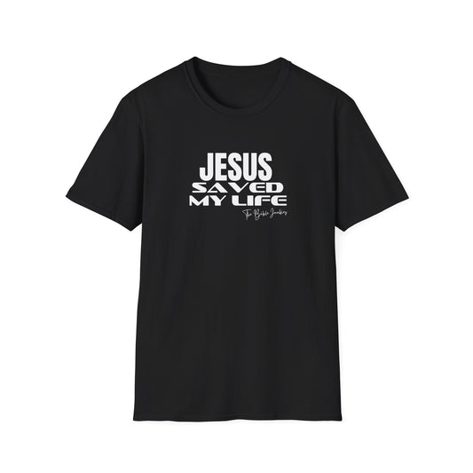 Jesus Saved My Life 2, Unisex Softstyle T-Shirt - The Bible Junkies®
