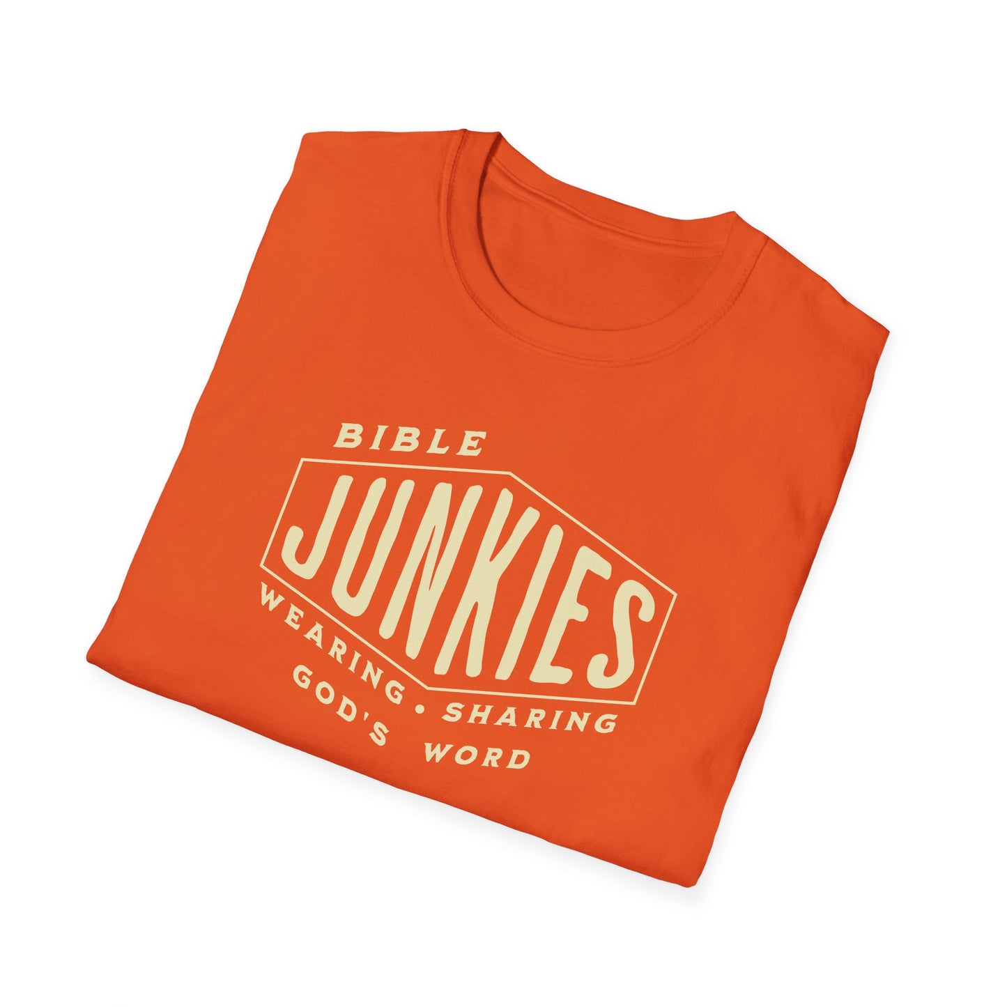 The Bible Junkies® Logo,  Unisex Soft-Style T-shirt
