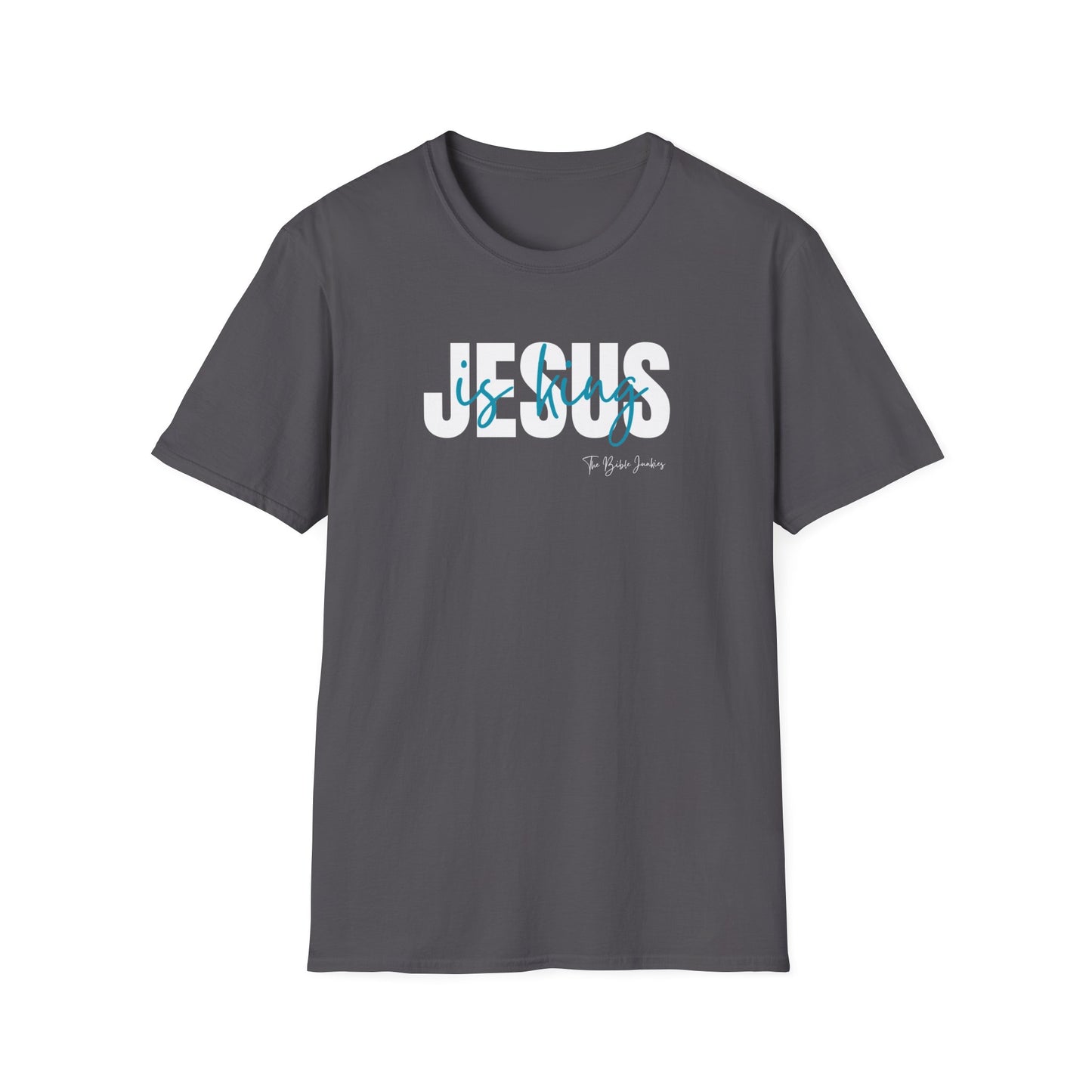 JESUS is KING, Softstyle T-Shirt - The Bible Junkies®